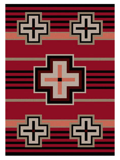 American Dakota Trader Rugs Bounty - Red