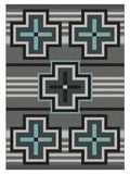 American Dakota Trader Rugs Bounty - Turquoise