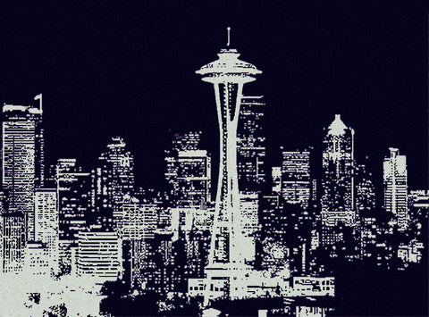 American Dakota Novelty Cityscape - Black