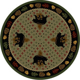 American Dakota National Park Patchwork Bear - Green