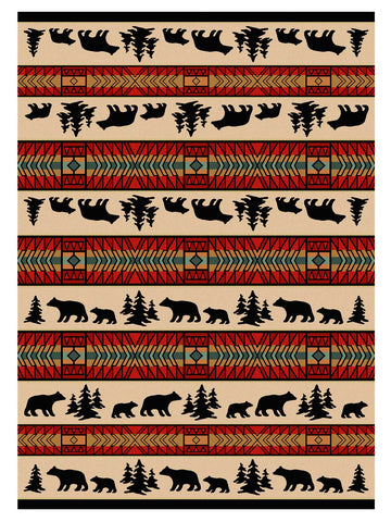 American Dakota National Park Bear Adventure - Red