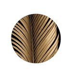 American Dakota Coastal Rugs Tropical Leaf Study - Black
