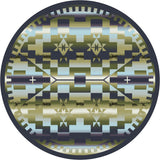 American Dakota Trader Rugs Rainbow Blanket  - Blue Shades