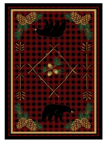 American Dakota National Park Deep Woods - Red