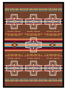 American Dakota Trader Rugs Canyon Cross - Sunset
