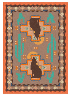 American Dakota National Park Howl at the Moon - Desert Rose