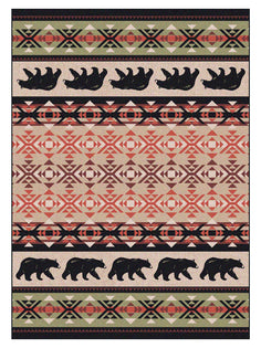 American Dakota National Park Cozy Bears - Burnt Red