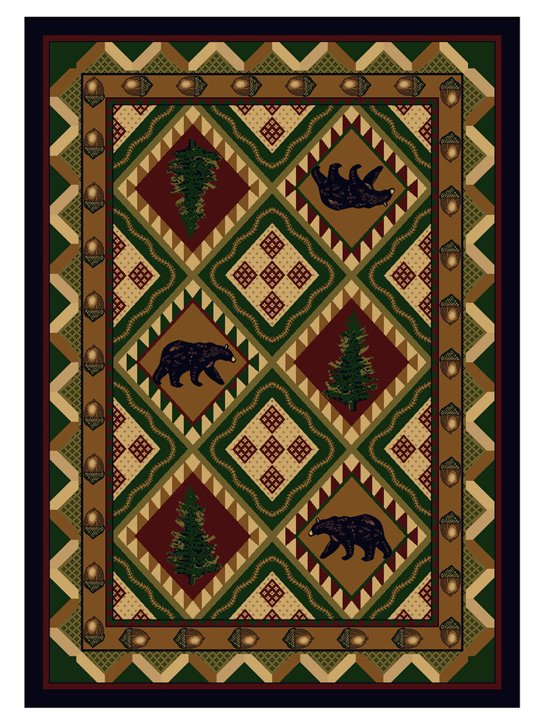 American Dakota National Park Quilted Forest - Woodland