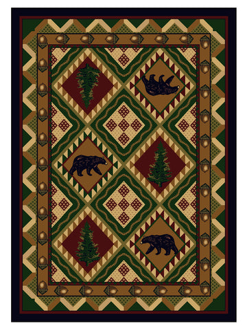 American Dakota National Park Quilted Forest - Woodland