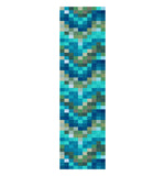 American Dakota Coastal Rugs Spa Tiles - Aqua