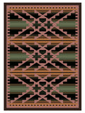 American Dakota Johnny D Saddle Blanket - Periwinkle