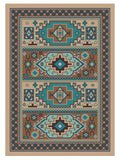 American Dakota Trader Rugs Indigo - Turquoise