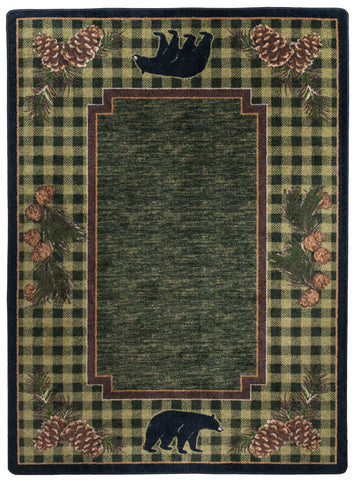 American Dakota National Park Lakeside Bear - Green