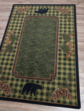 American Dakota National Park Lakeside Bear - Green