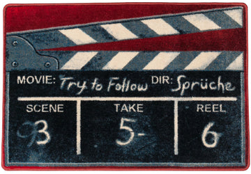 American Dakota Theatre Rugs Clapper - Red
