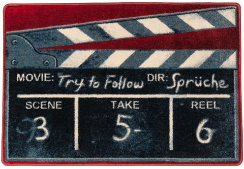 American Dakota Theatre Rugs Clapper - Red