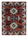 American Dakota Trader Rugs Bad Lands - Rust
