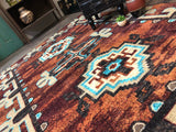 American Dakota Trader Rugs Bad Lands - Rust