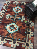 American Dakota Trader Rugs Bad Lands - Rust