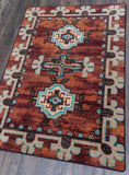 American Dakota Trader Rugs Bad Lands - Rust