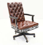 Leather Exotic Office Chair - Old Hickory Tannery