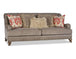 Valentino Leather and Fabric Sofa