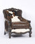 Buckley Chair in Tricolor Cowhide