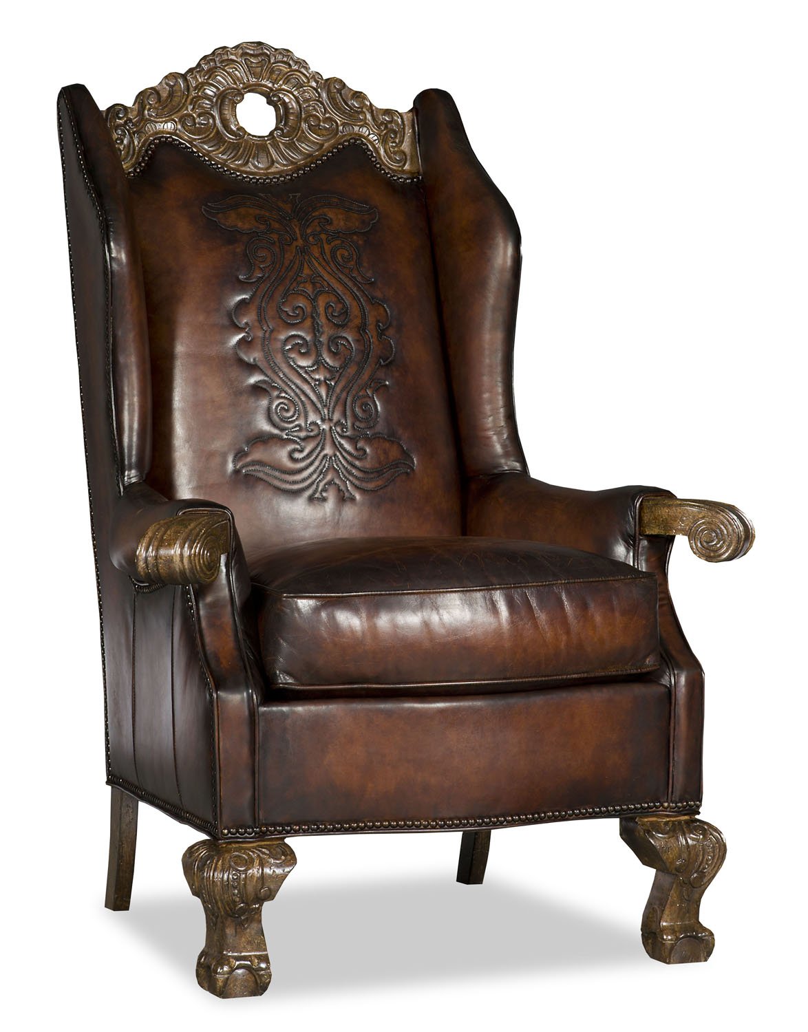 Roxie Leather Kings Chair