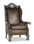 Roxie Bison Walnut Leather Kings Chair