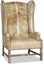 Lexie Champagne Cowhide and Leather chair