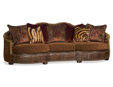 Nathan Croc and Fabric Sofa