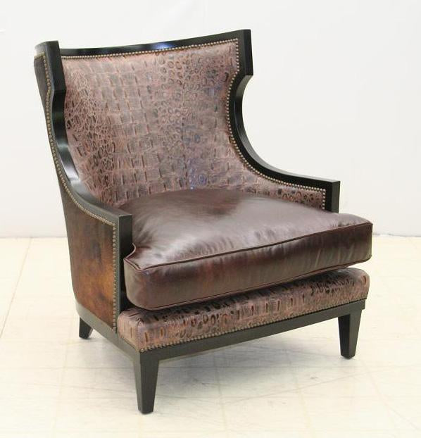 Gator Leather Accent Chair