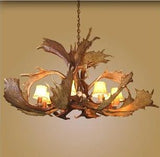 8 Light Fallow Spray Antler Chandelier (AWC-10)