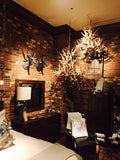 8 Light Magnolia Mule Deer Antler Chandelier (AWC-30)
