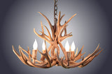 4 Light Mule Deer Antler Chandelier (AWC-9)