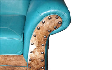 Albuquerque Turquoise Club Chair