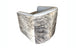Avalanche Mountain Modern Cowhide Swivel Glider