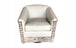 Avalanche Mountain Modern Cowhide Swivel Glider