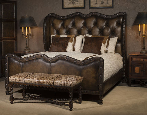 Laurel Estate King Bed - Walnut Bison