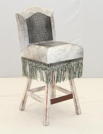 Howling Wolf Western Barstool - Old Hickory Tannery