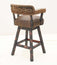 Multi Leather Swivel Counter Stool - Old Hickory Tannery