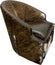 Bronco Barrel Western Cowhide Chair