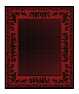 American Dakota National Park Bear Family - Red