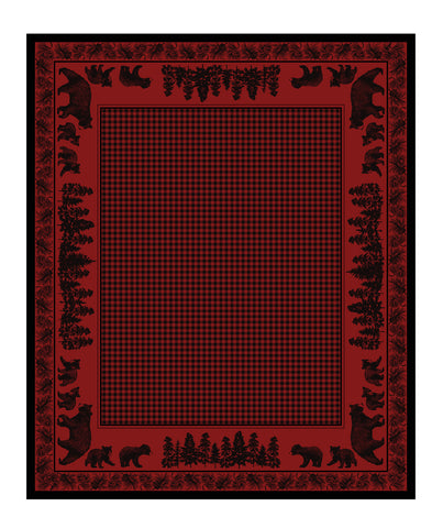 American Dakota National Park Bear Family - Red