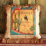 Arizona Map Pillow