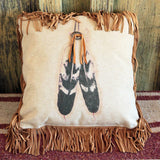 Two Feathers Pillow