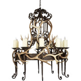 10 Light Renaissance with Antlers
