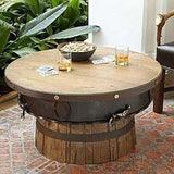 Half Barrel Coffee Table (CT-9)