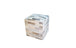Cowhide Cube 18" Patchwork Ottoman - Gray