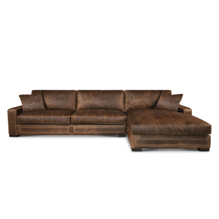 Eleanor Rigby Downtown Cowboy Sectional (Sofa + Chaise)